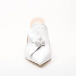 Handmade white heels