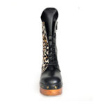 Combat clogs pony leopard
