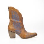 Tabac cowboy leather boots