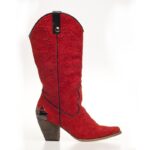 Red cowboy boots
