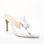 Handmade white heels