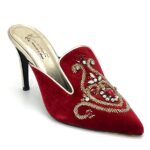 Red velvet heel