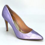 Metalic purple heel