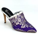 Purple patern heel