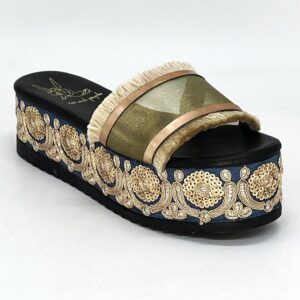 Transparent gold platform