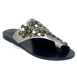 Silver accessory sandal