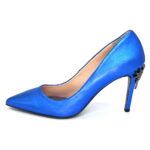 Electric blue heel