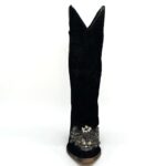 Black cowboy embroidery boot - Image 2